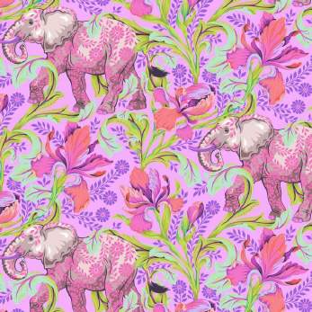 Tula Pink | Elefanten pink