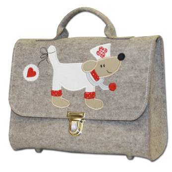 N&auml;hpaket | Arztkoffer Dr. Dog in grau