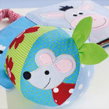 N&auml;hpaket | Rasselball Michi Maus