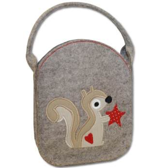 N&auml;hpaket | Nikolausbeutetasche Eichh&ouml;rnchen